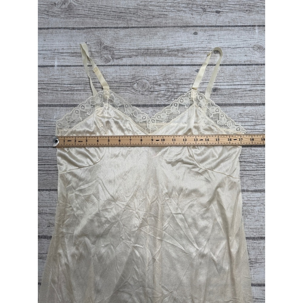 Vintage Janice Young Lingerie Women's 38 White Lace Trim Papillon Blanc Canada - Picture 4 of 6